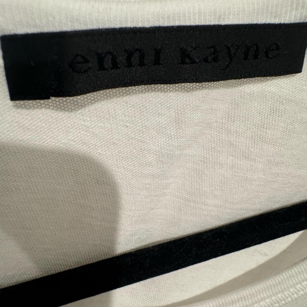Jenni Kayne Shirt Womens XXL White Short Sleeve Crewneck 100% Cotton Tee Classic - Picture 8 of 8